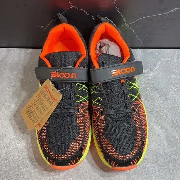 Bloon Sneakers Black/Green Size 6.5y - Picture 6 of 9